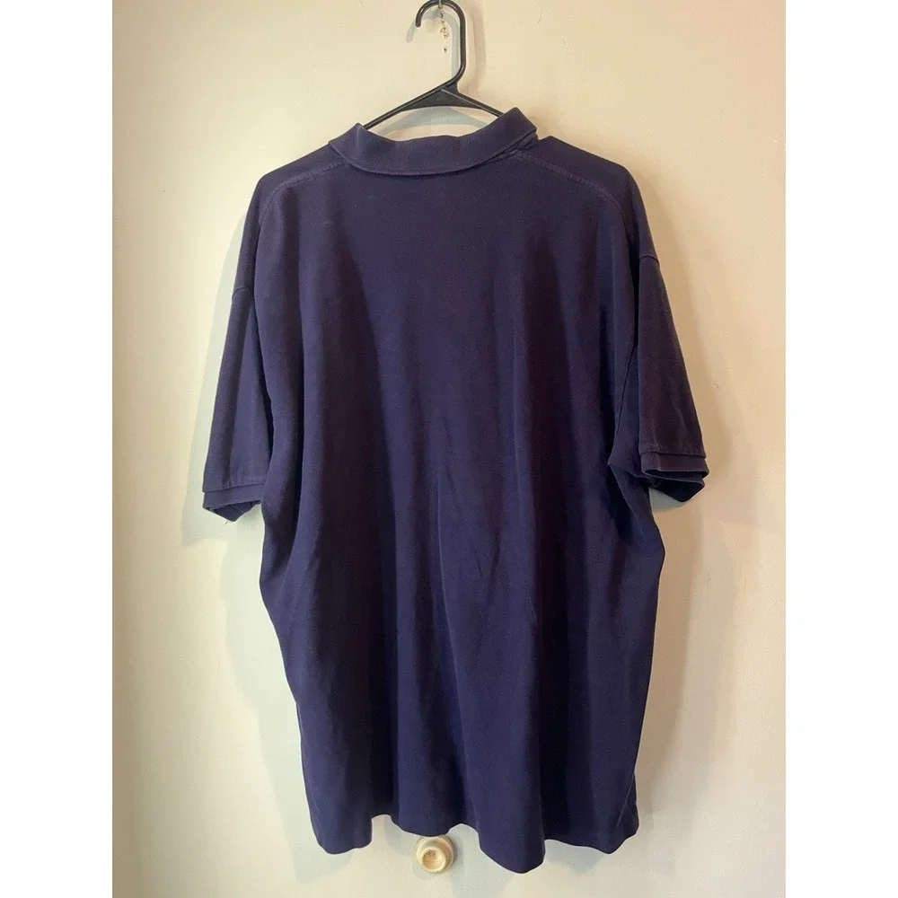 Vintage Polo‎ Ralph Lauren Short Sleeve Polo Shirt Mens XXL Navy Blue Pony Logo